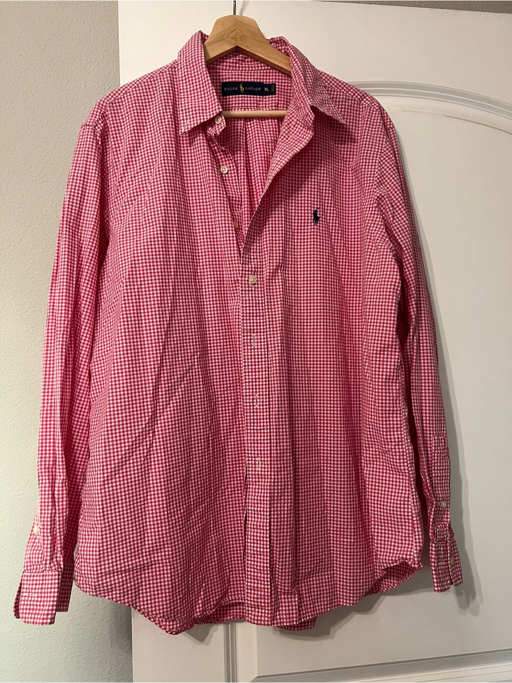 Polo by Ralph Lauren Pink Gingham Button-Down Shirt—Men’s